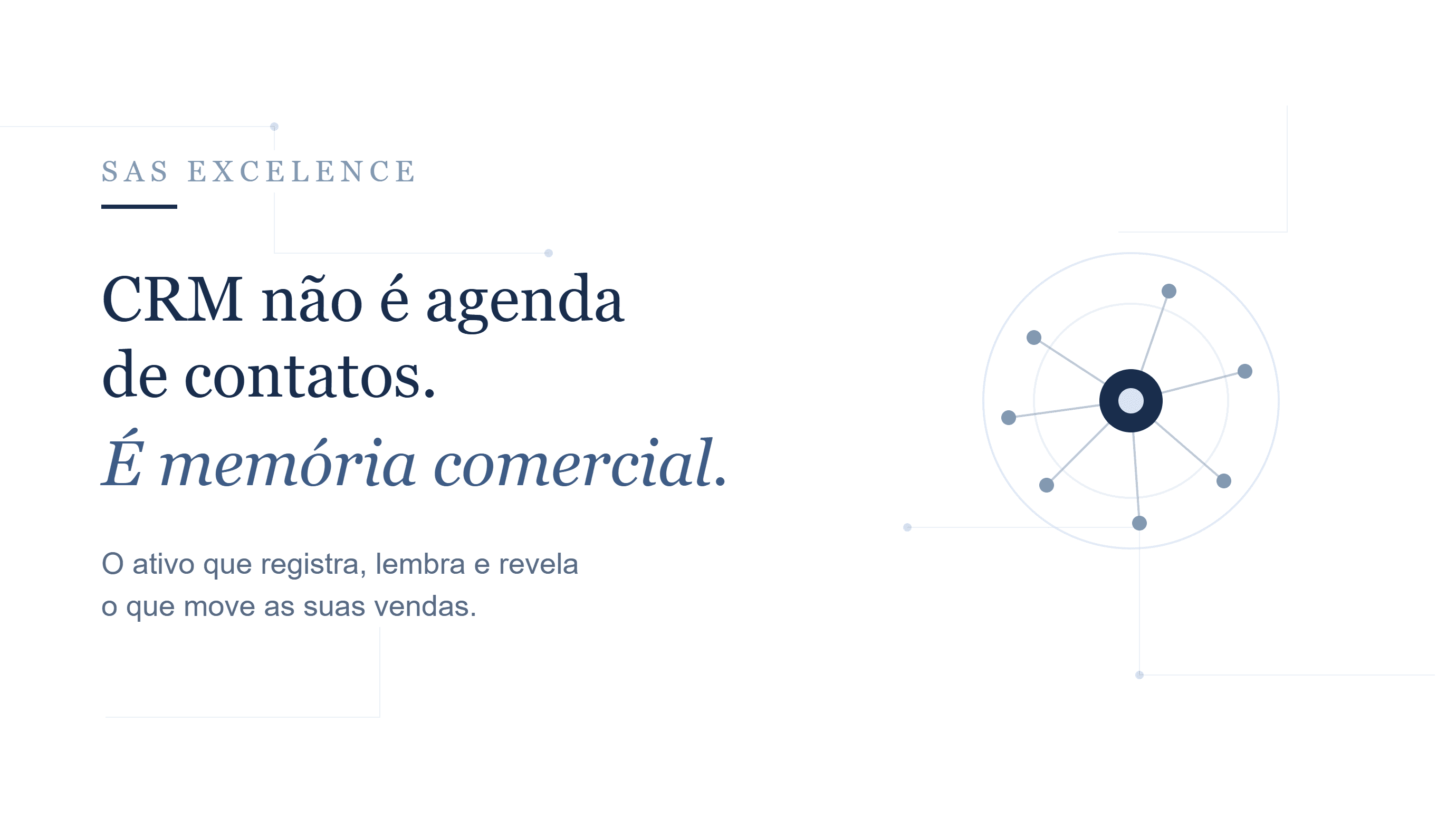 CRM não é agenda de contatos. É a memória comercial da sua empresa.
